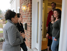 MRH Staff doing an official home visit