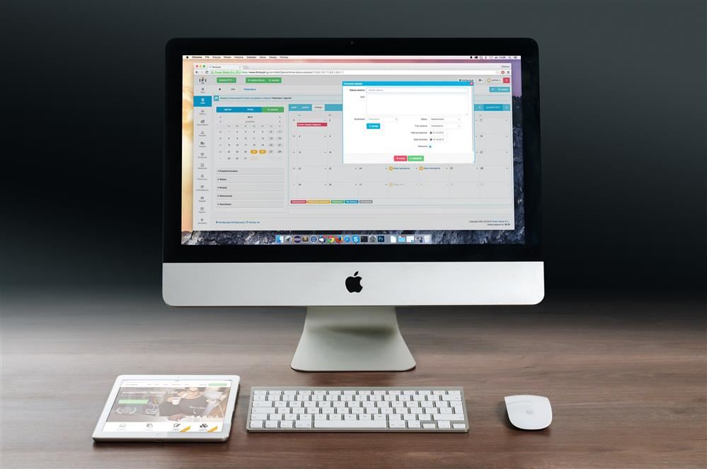 image of computer with data displayed image of computer with data displayed